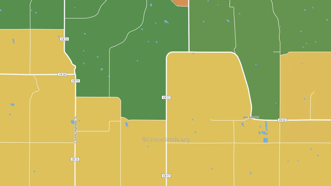 Henrytown, MN Map of Arson Rates