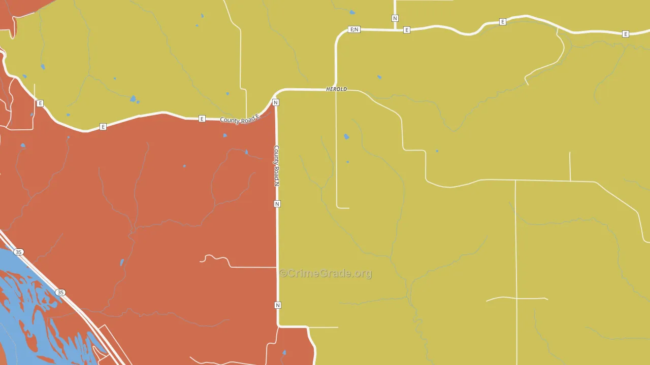 Herold, WI Map of Arson Rates