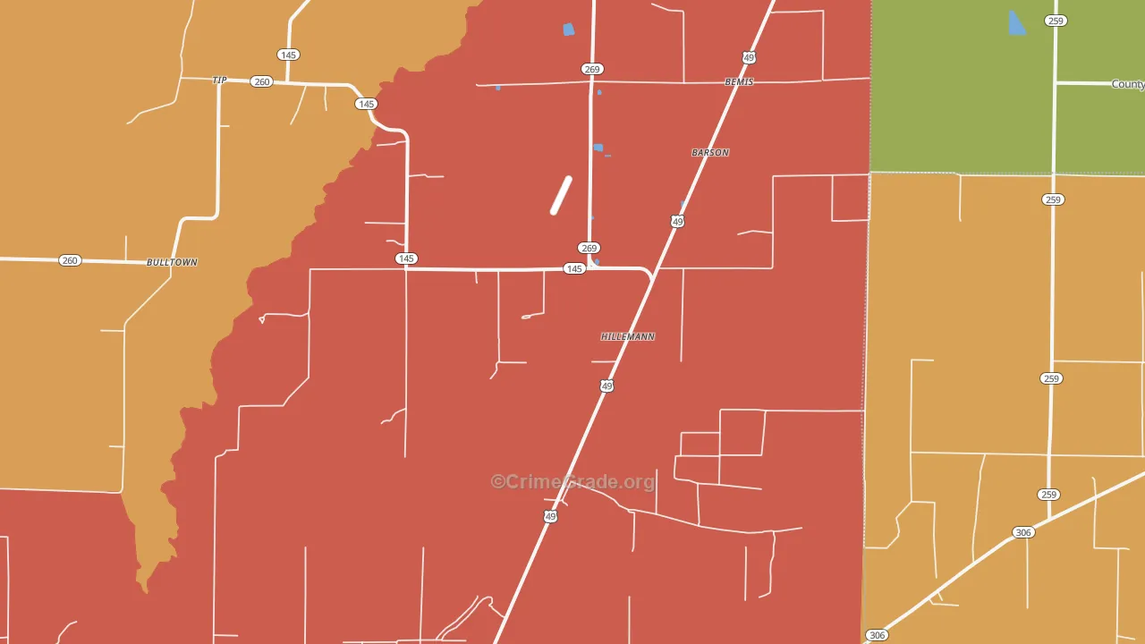 Hillemann, AR Map of Arson Rates