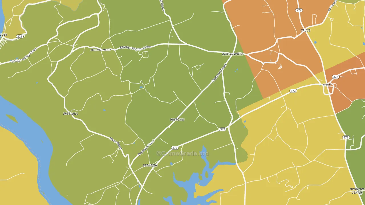 Holtwood, PA Map of Arson Rates