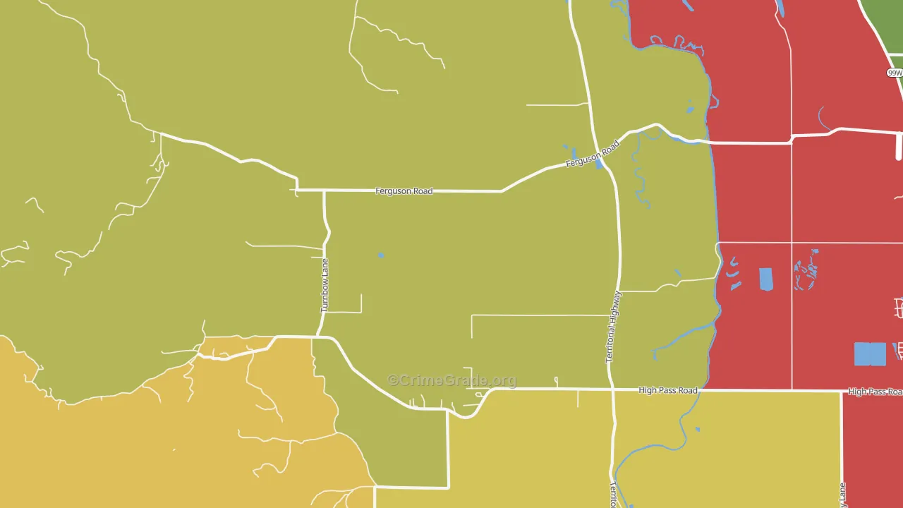 Horton, OR Map of Arson Rates