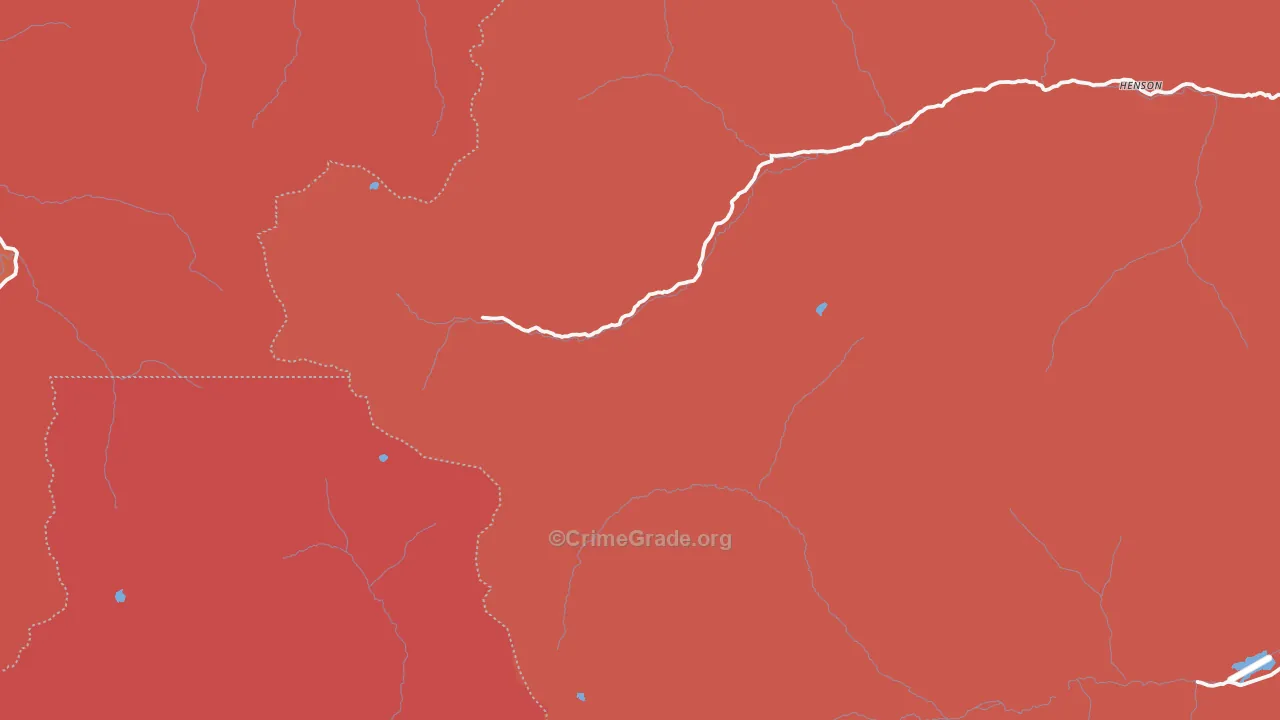 Ironton, CO Map of Arson Rates