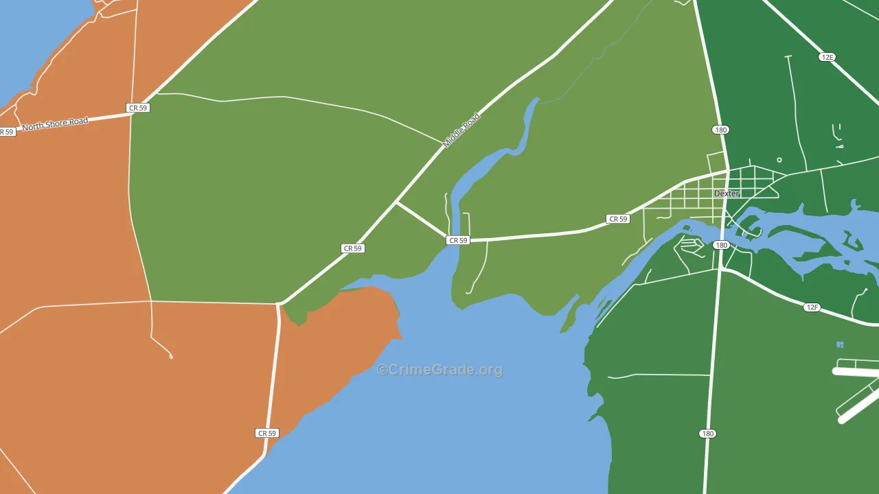 Jewettville, NY Map of Arson Rates