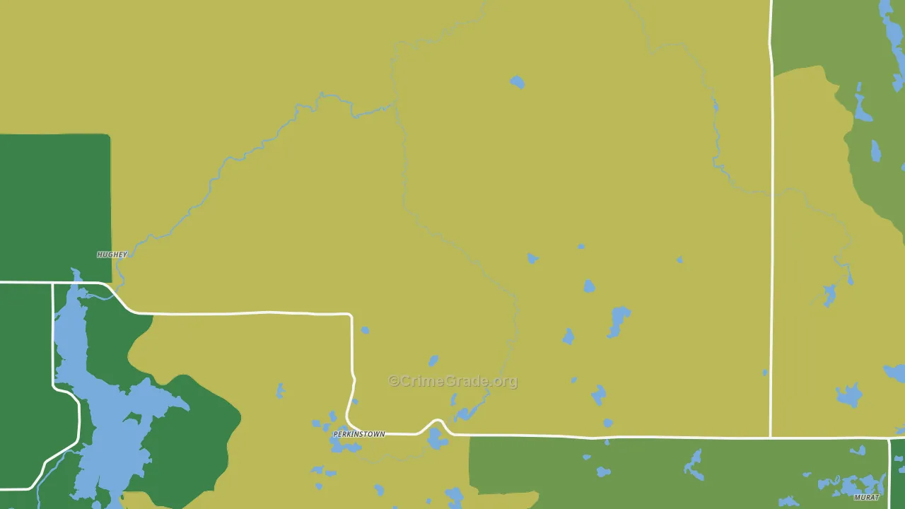 Jump River, WI Map of Arson Rates