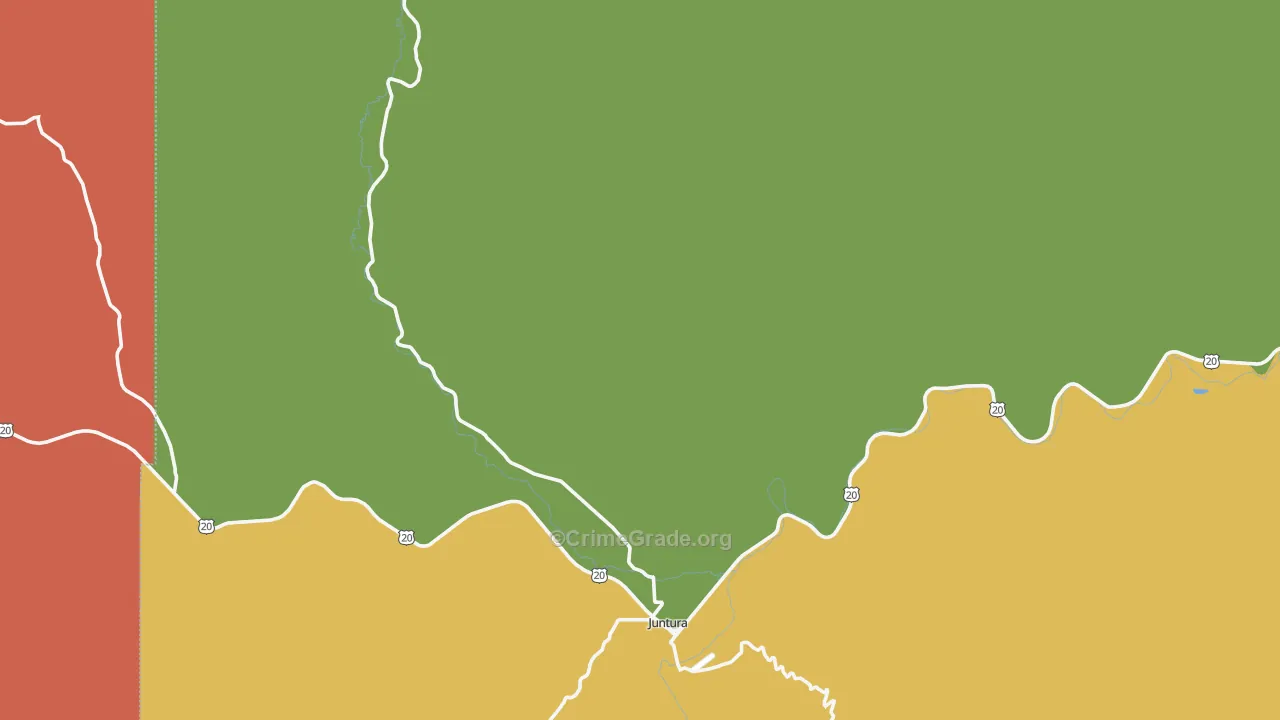 Juntura, OR Map of Arson Rates