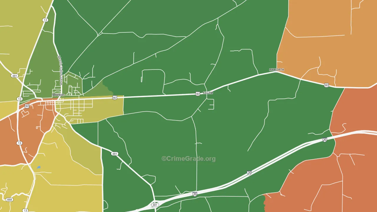 Kalem, MS Map of Arson Rates