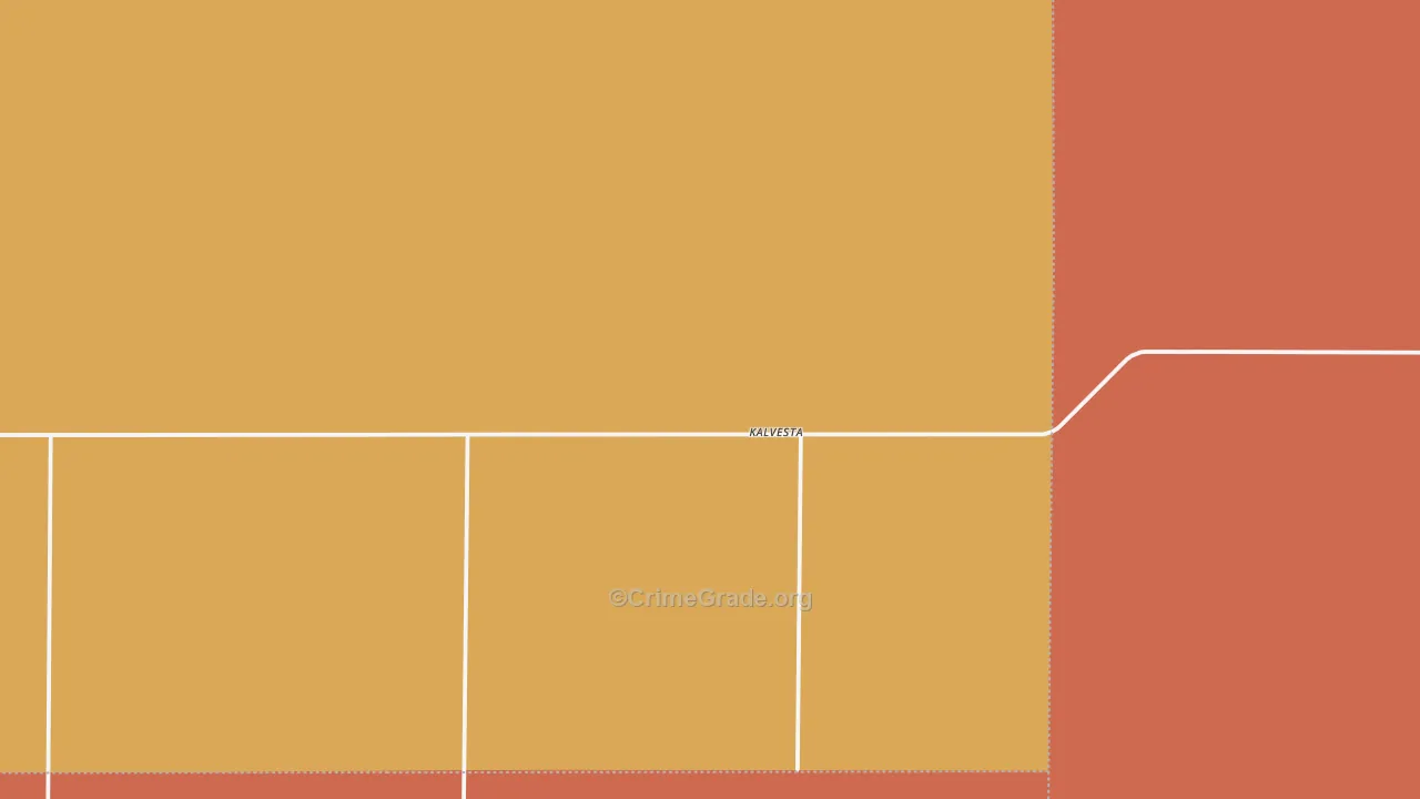 Kalvesta, KS Map of Arson Rates
