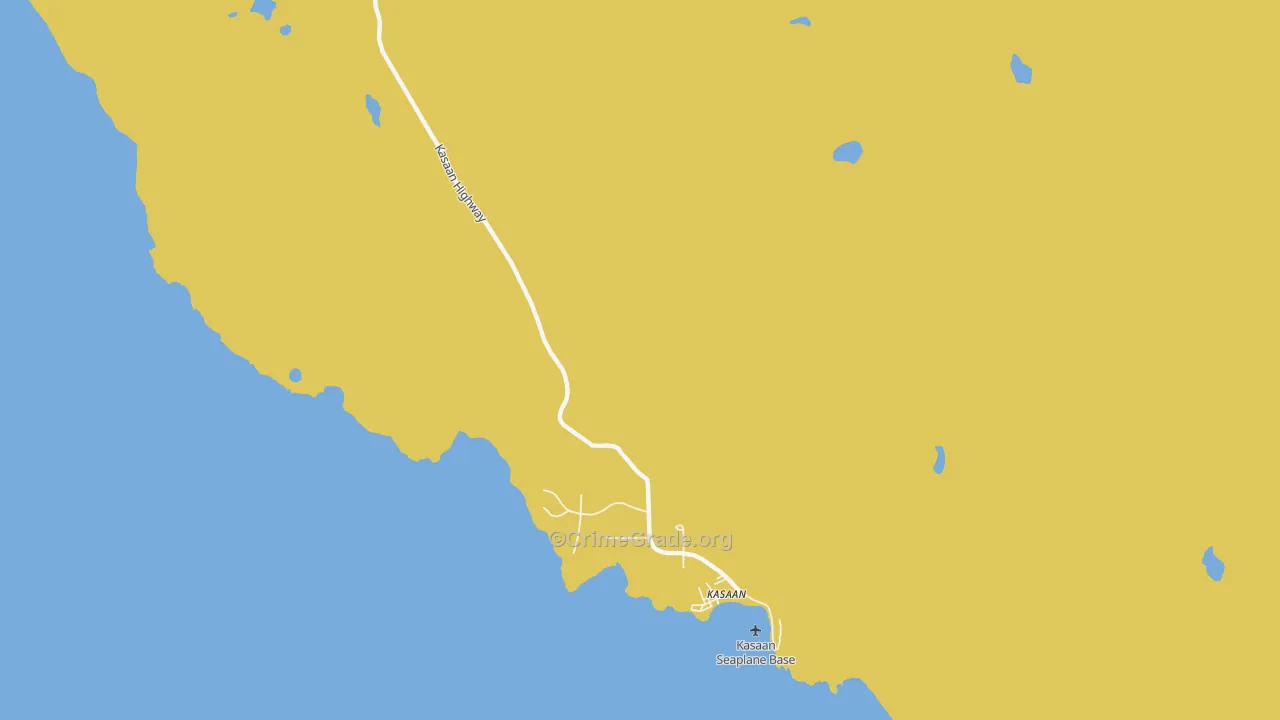 Kasaan, AK Map of Arson Rates