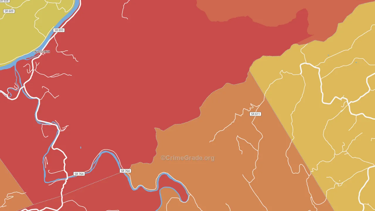 Kayoulah, VA Map of Arson Rates