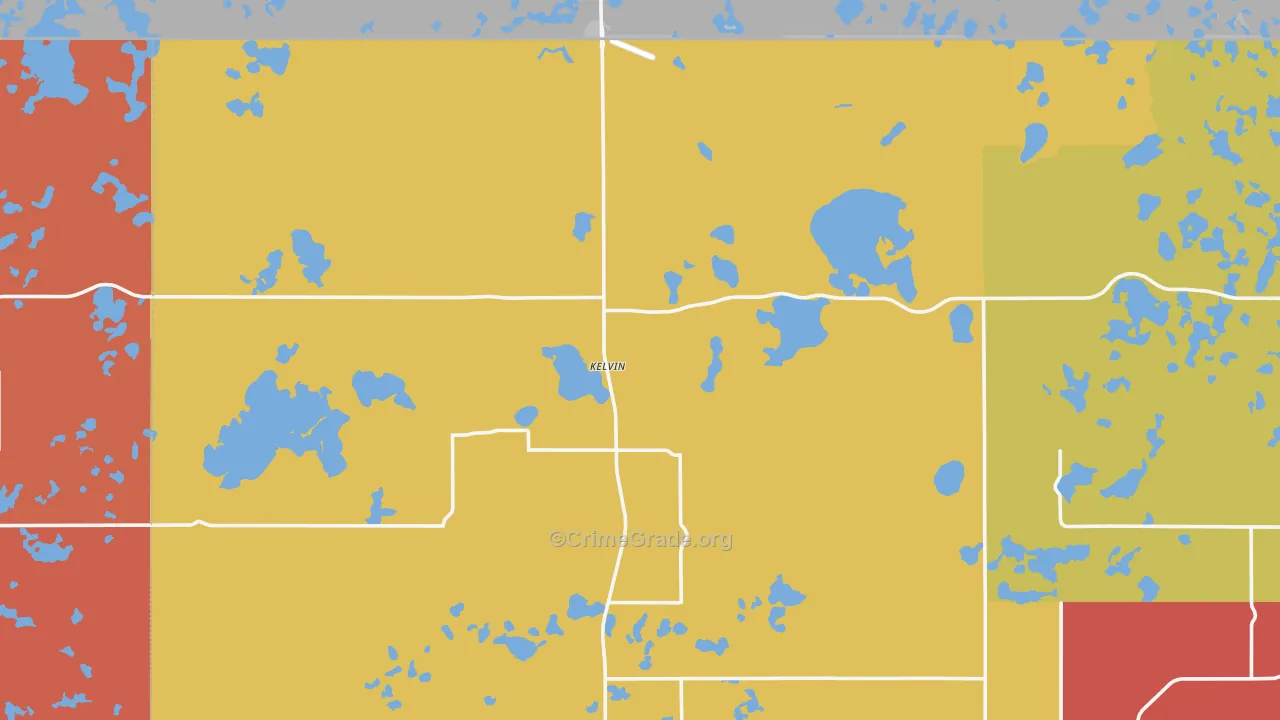 Kelvin, ND Map of Arson Rates