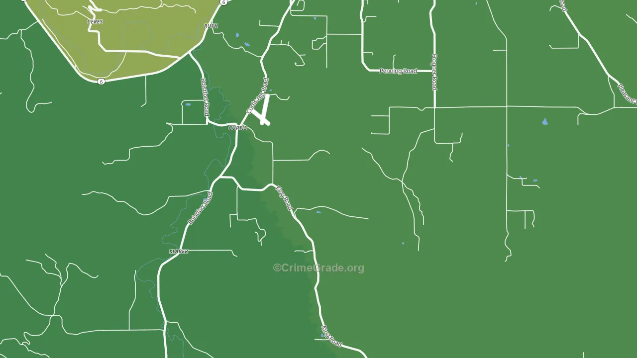 Klaber, WA Map of Arson Rates