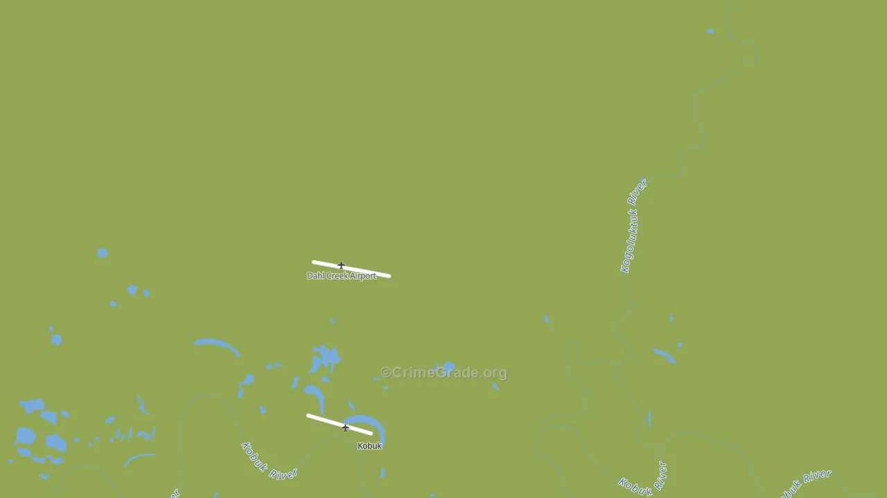 Kobuk, AK Map of Arson Rates