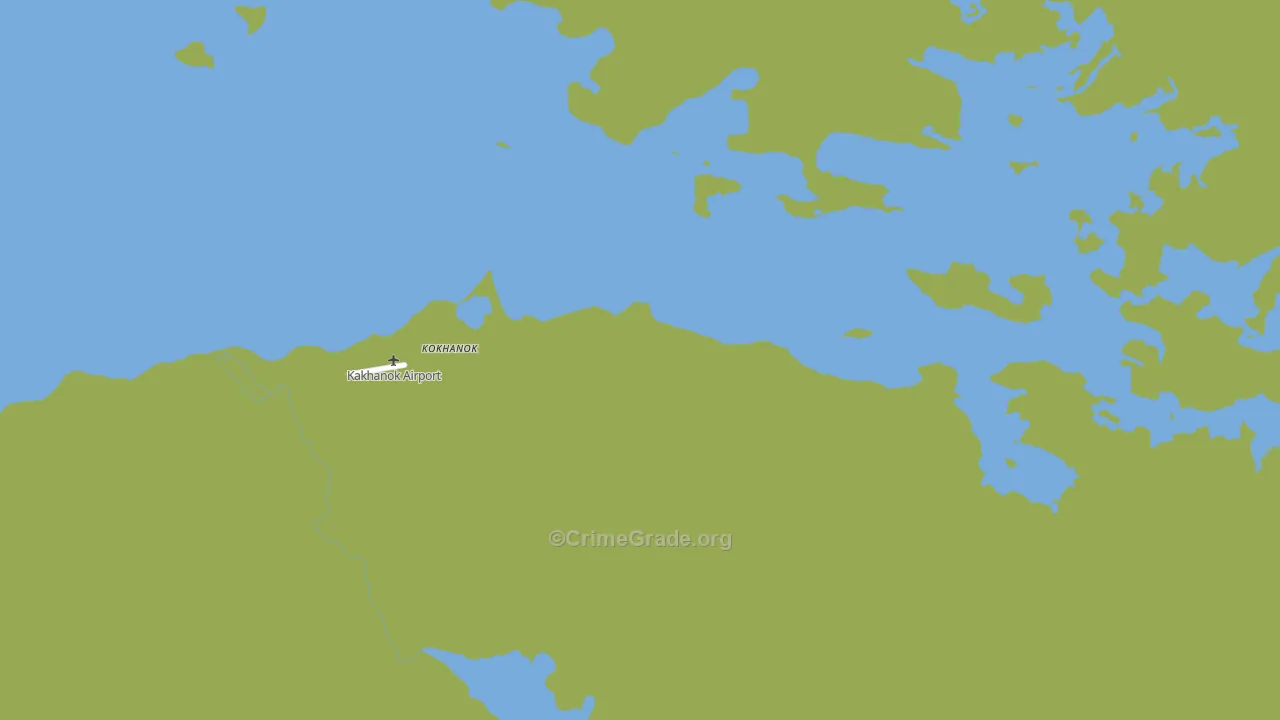 Kokhanok, AK Map of Arson Rates