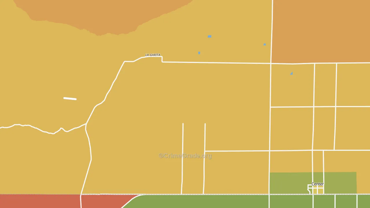 La Garita, CO Map of Arson Rates