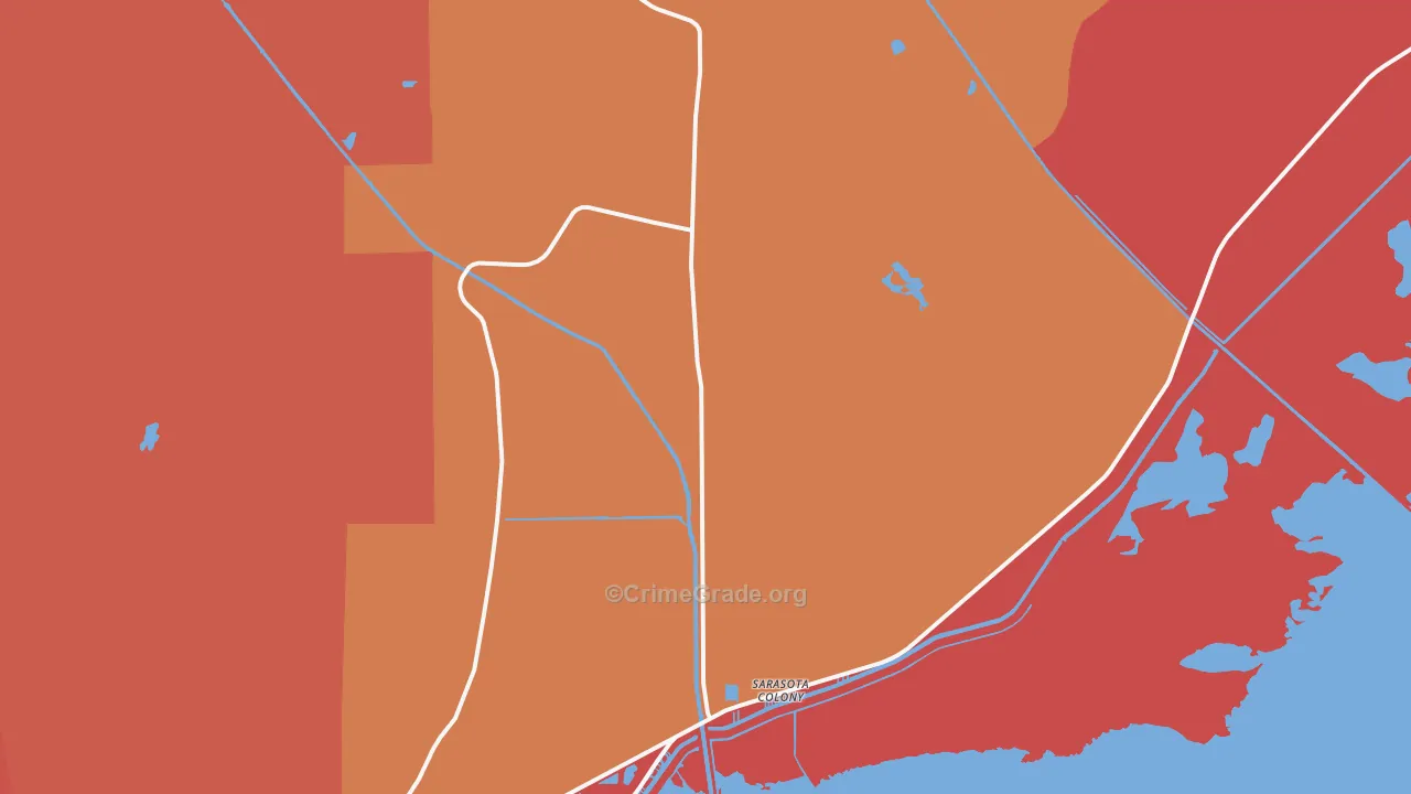 Lakeport, FL Map of Arson Rates