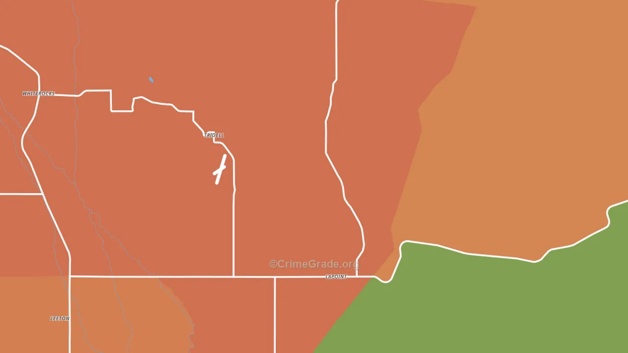 Lapoint, UT Map of Arson Rates