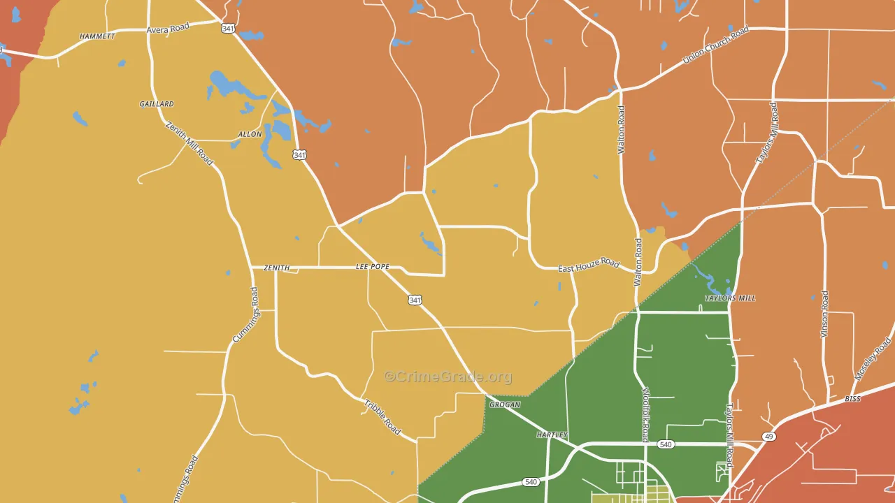 Lee Pope, GA Map of Arson Rates