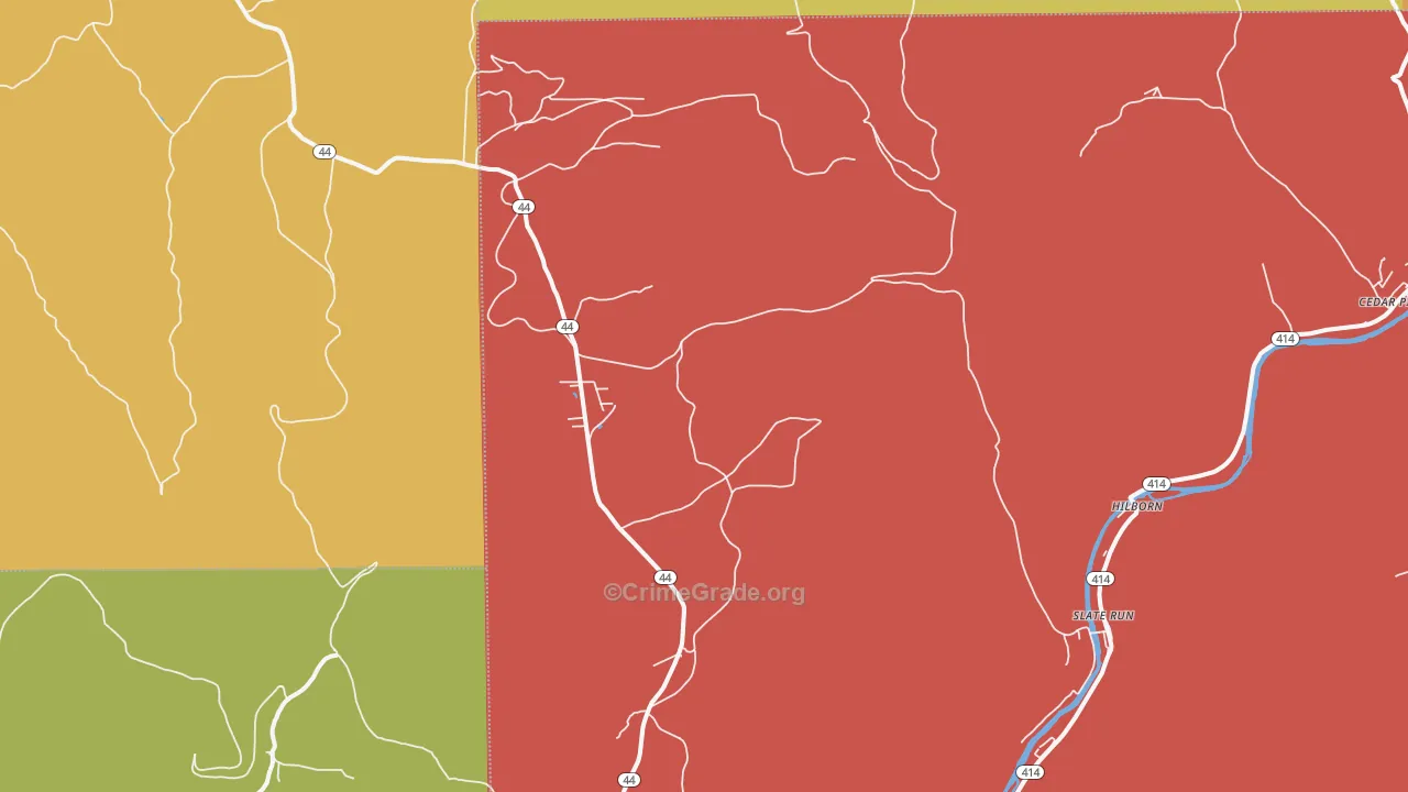 Leetonia, PA Map of Arson Rates