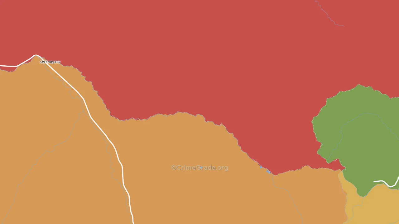 Lester, WA Map of Arson Rates