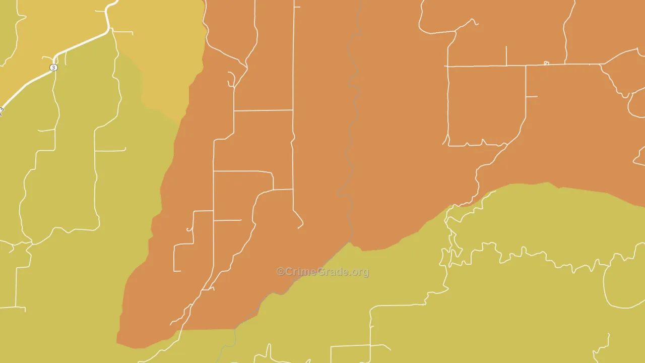 Linden, ID Map of Arson Rates