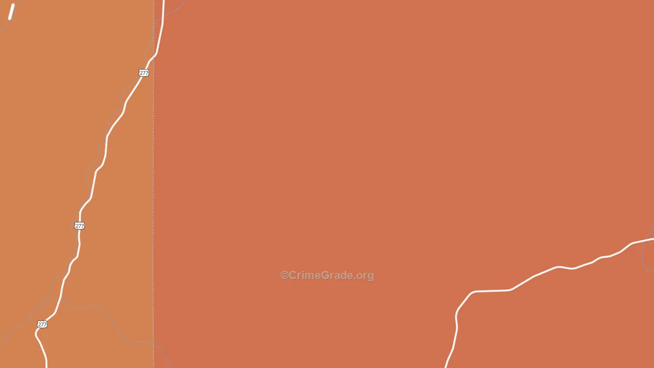 Loma Alta, TX Map of Arson Rates