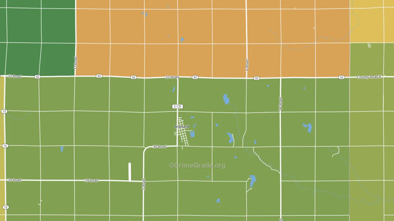 Loma, NE Map of Arson Rates