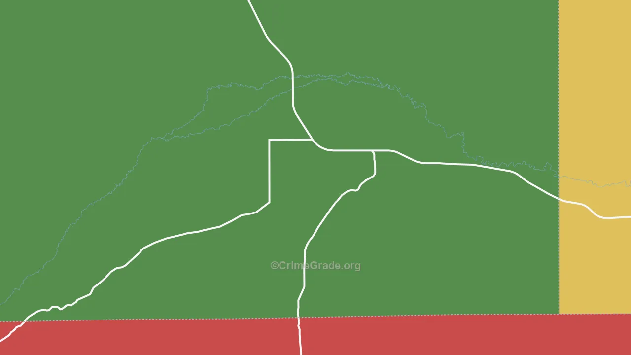 Lonetree, WY Map of Arson Rates