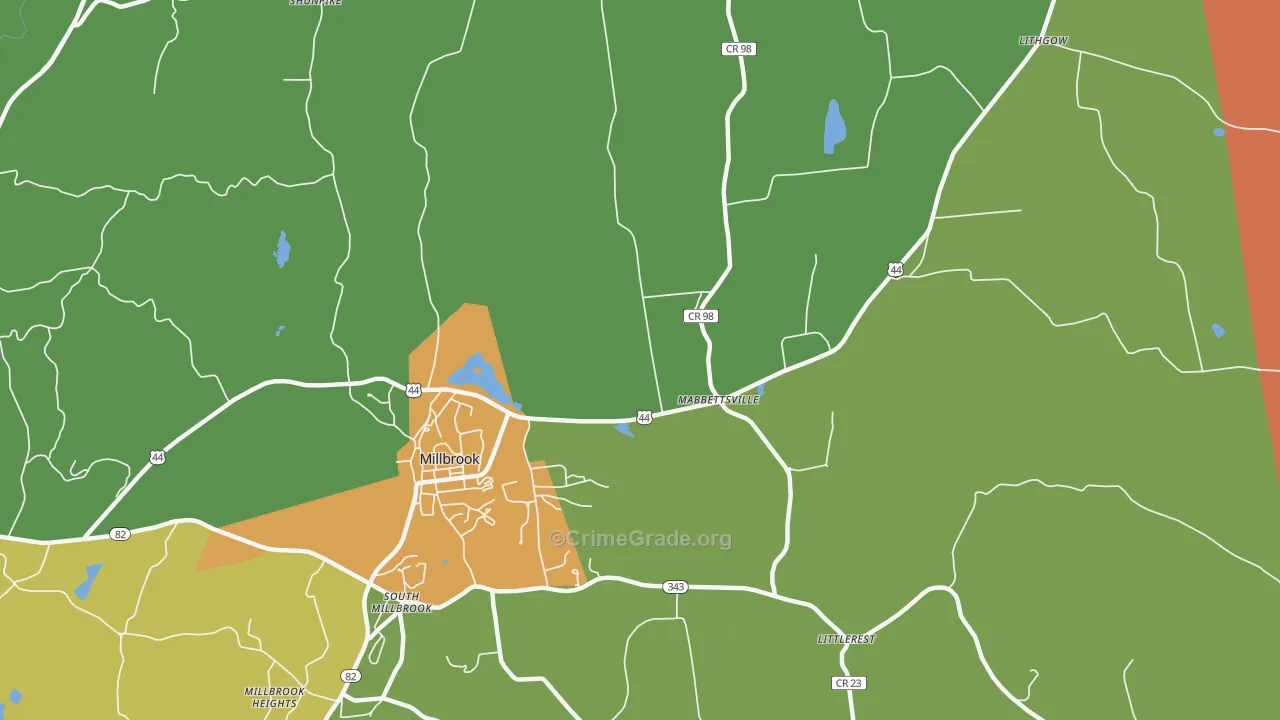 Mabbettsville, NY Map of Arson Rates