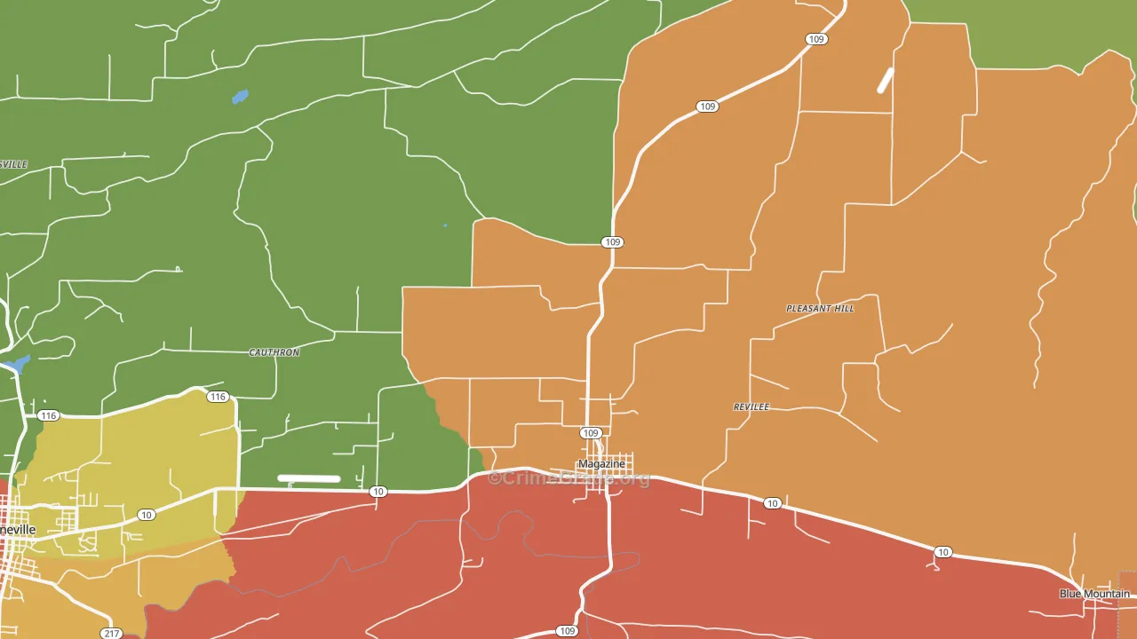 Magazine, AR Map of Arson Rates