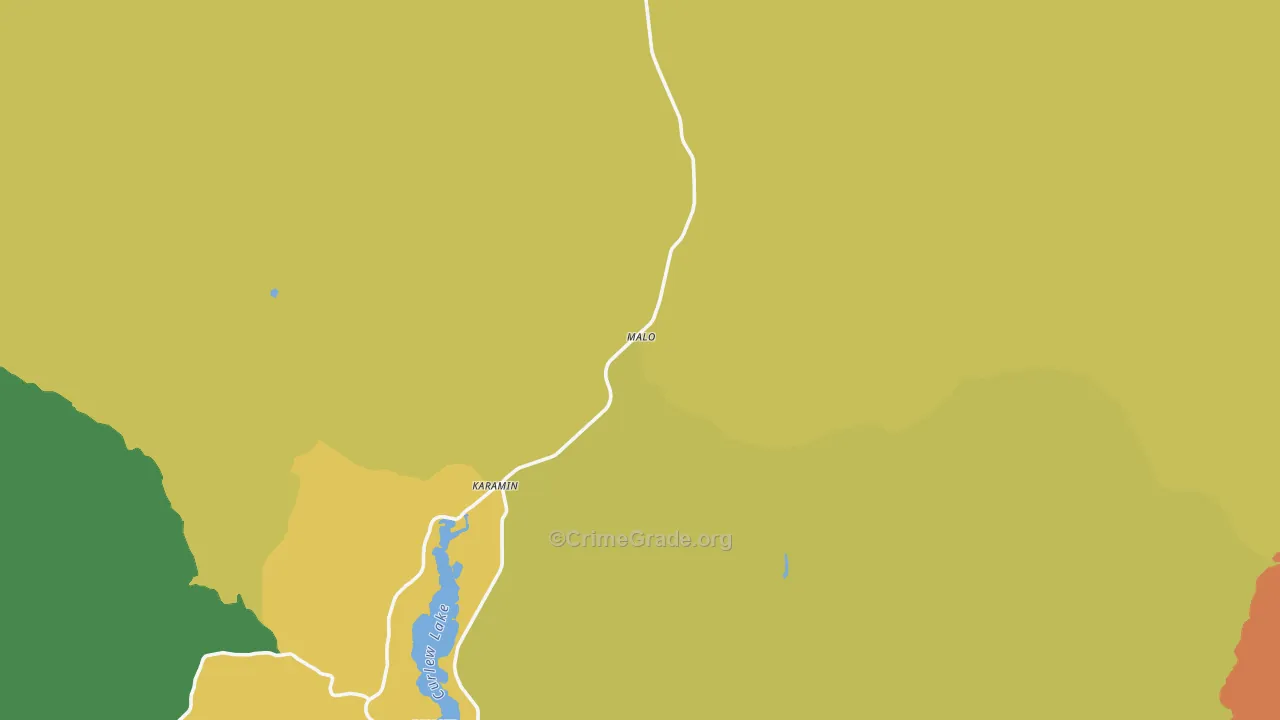 Malo, WA Map of Arson Rates