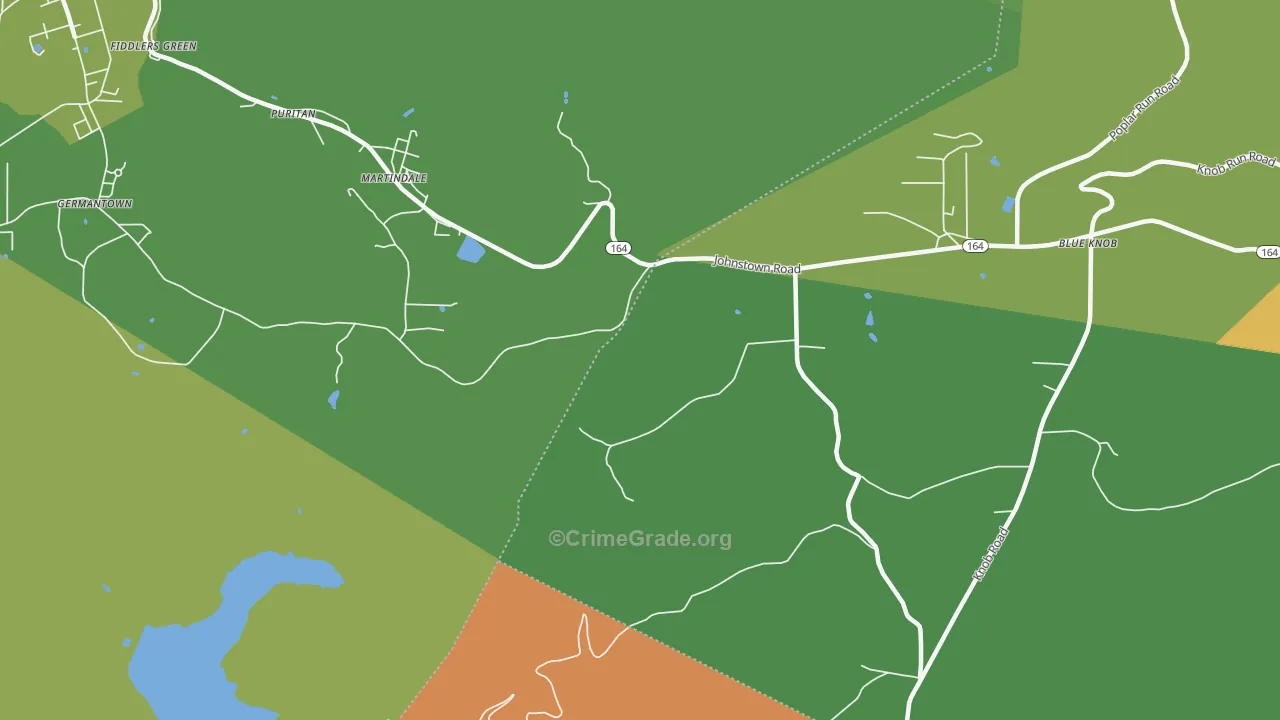 Martindale, PA Map of Arson Rates