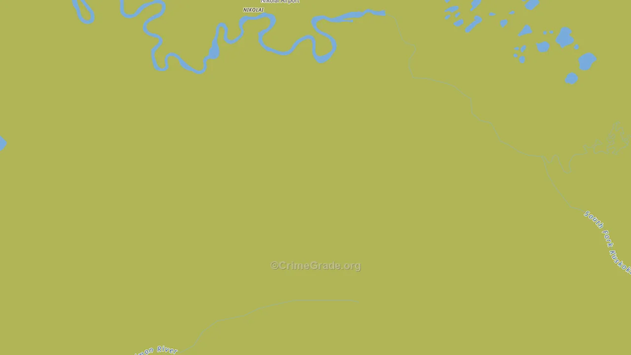 Medfra, AK Map of Arson Rates