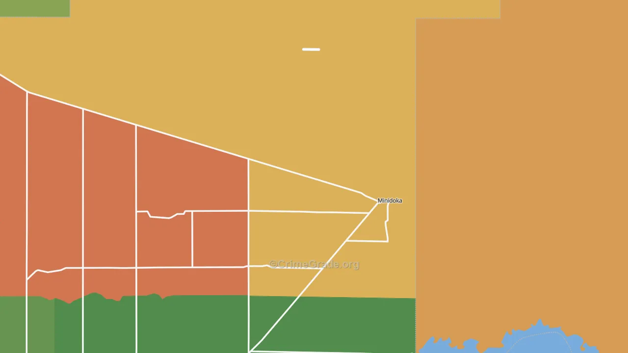 Minidoka, ID Map of Arson Rates