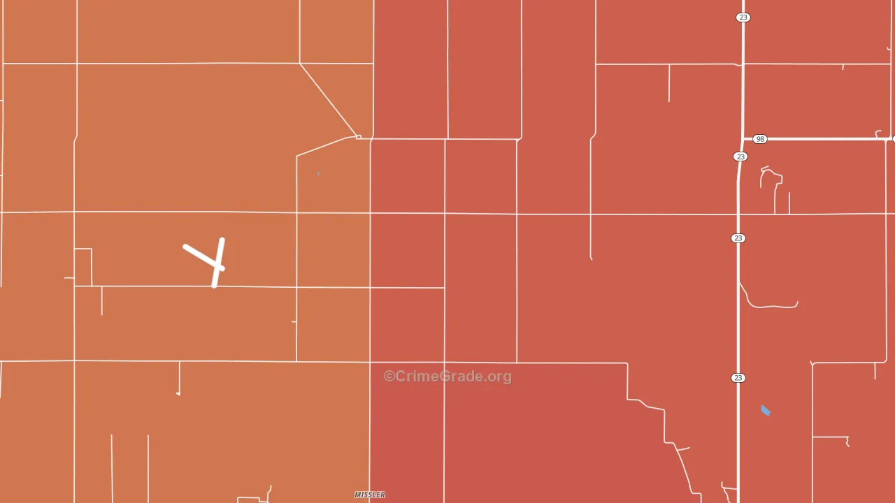 Missler, KS Map of Arson Rates