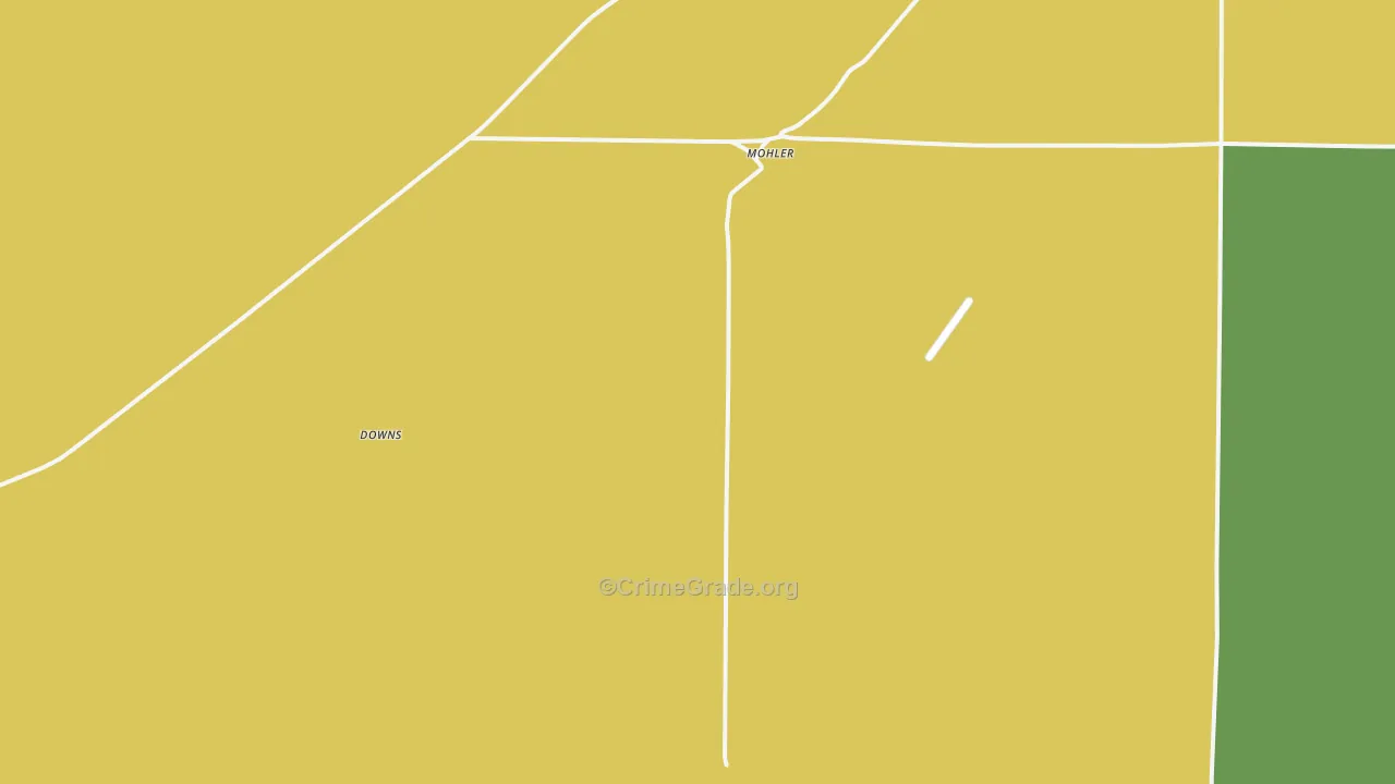 Mohler, WA Map of Arson Rates