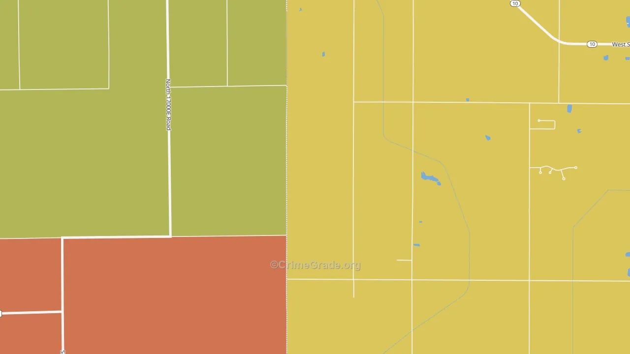 Momence, IN Map of Arson Rates