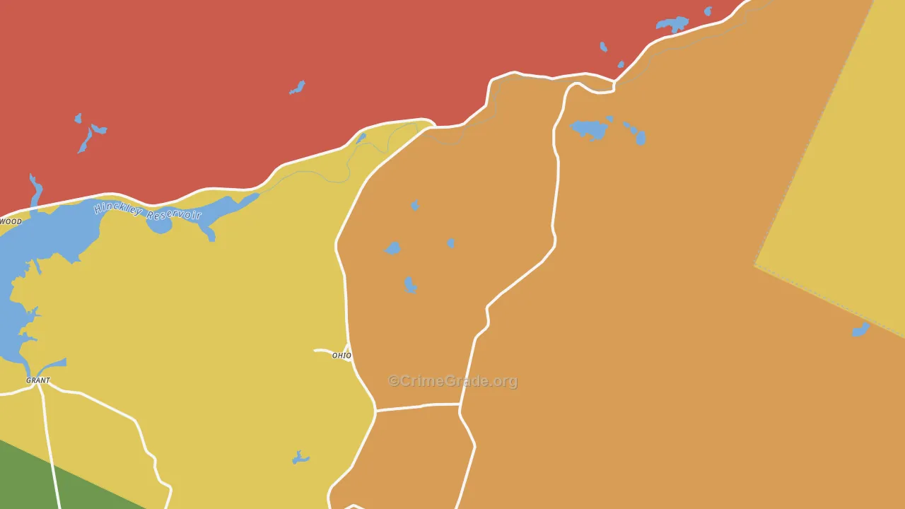 Morehouseville, NY Map of Arson Rates