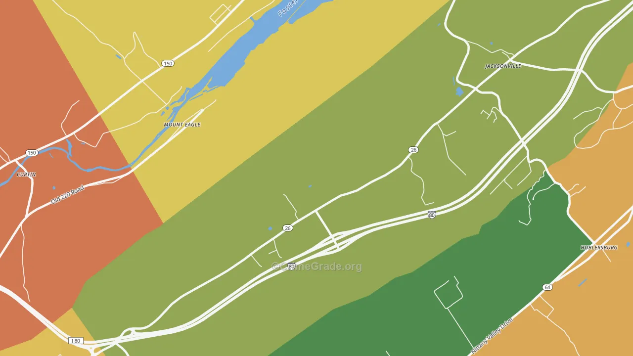 Mount Eagle, PA Map of Arson Rates