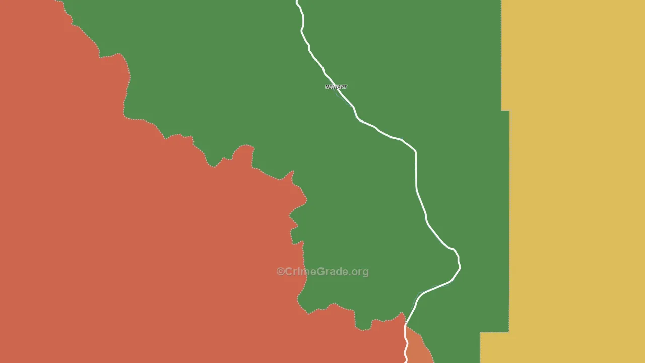 Neihart, MT Map of Arson Rates