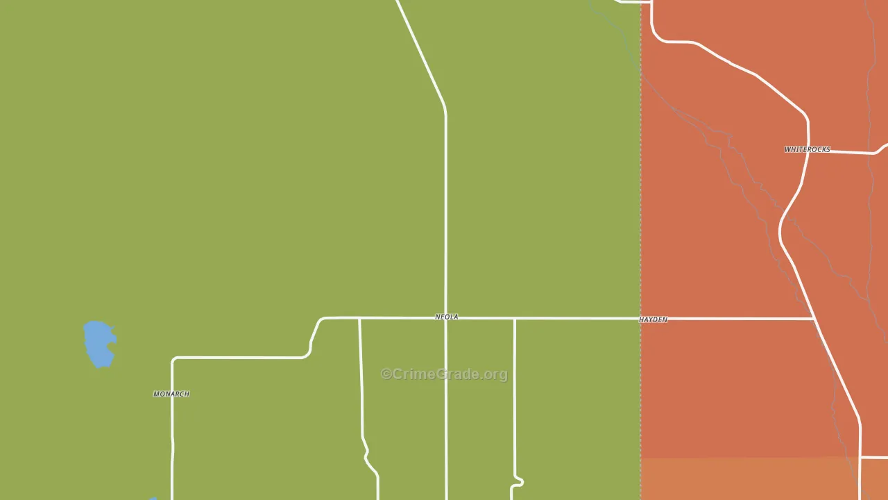 Neola, UT Map of Arson Rates