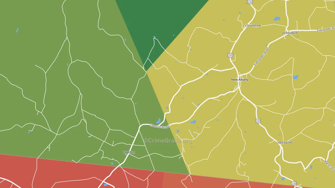 New Era, PA Map of Arson Rates