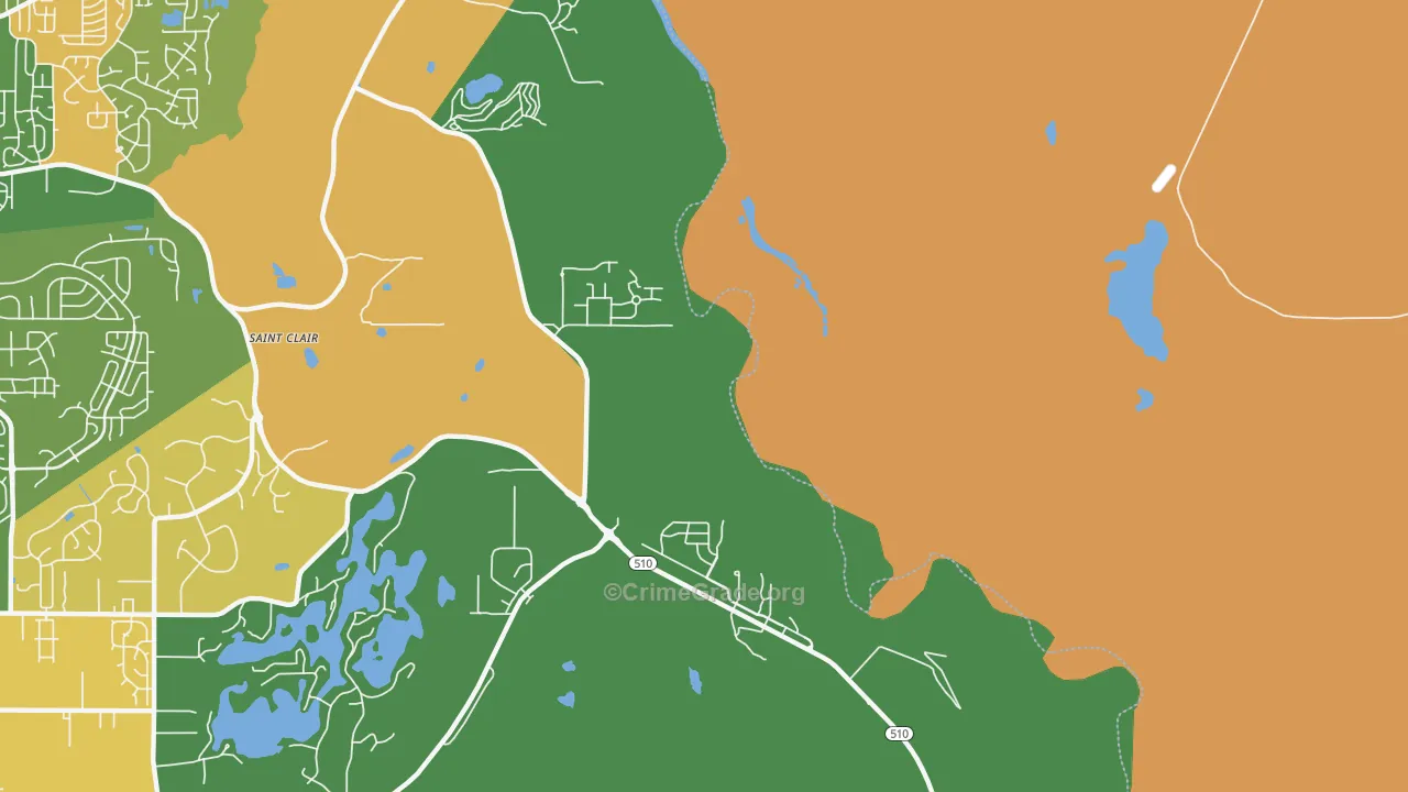 Nisqually Indian Community, WA Map of Arson Rates