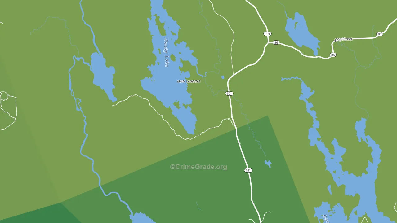 North Cutler, ME Map of Arson Rates