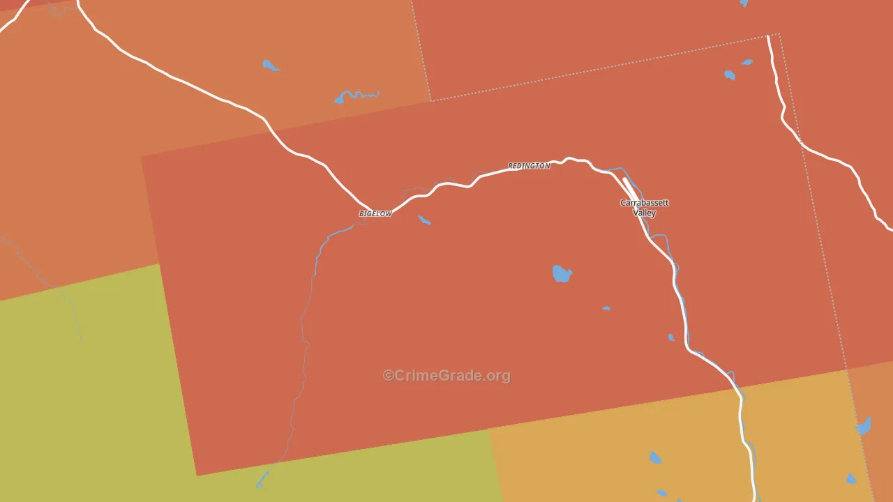 North Jay, ME Map of Arson Rates