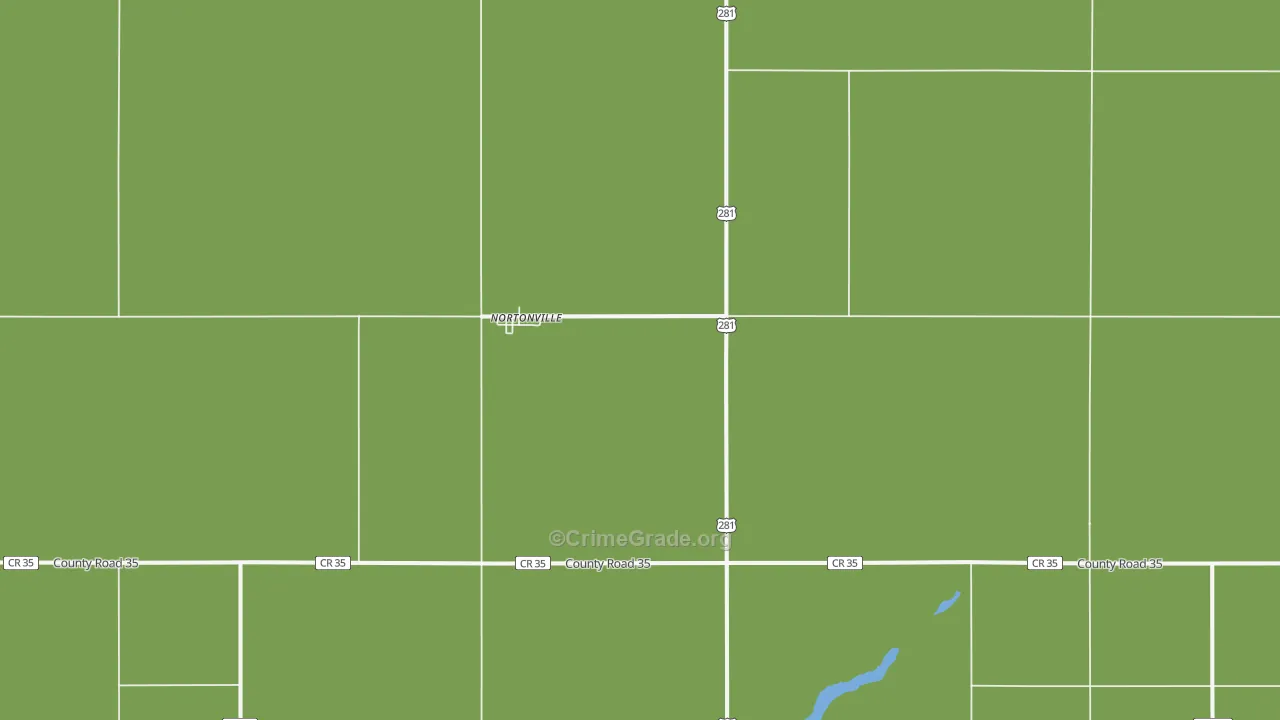 Nortonville, ND Map of Arson Rates
