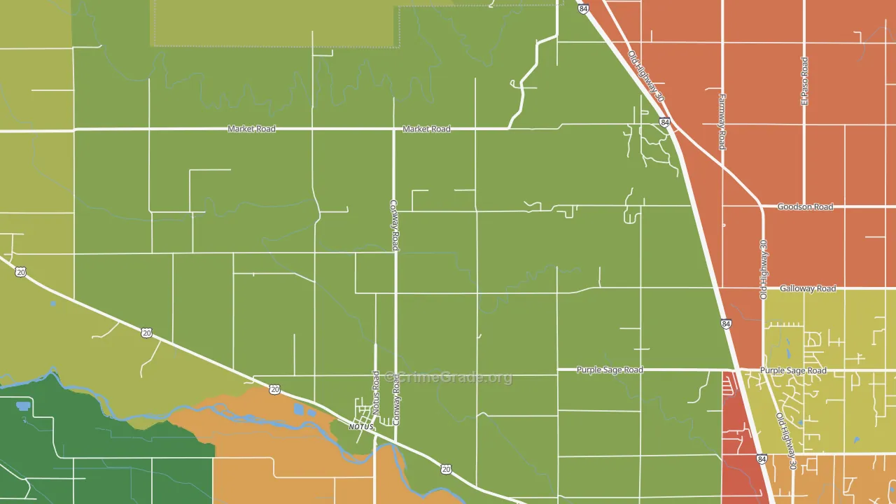 Notus, ID Map of Arson Rates