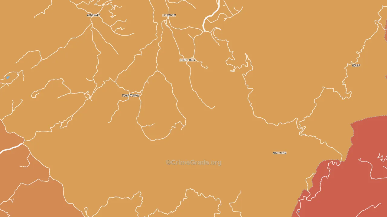 Nough, TN Map of Arson Rates