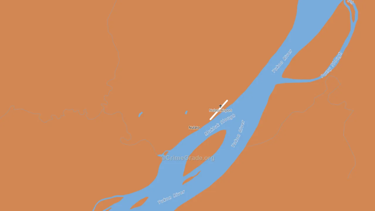 Nulato, AK Map of Arson Rates