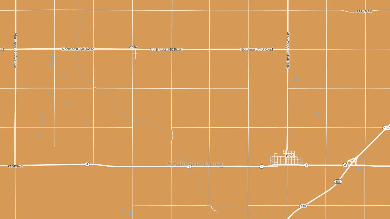 Odin, KS Map of Arson Rates