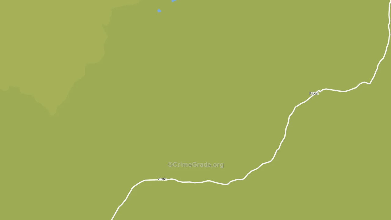 Ohio City, CO Map of Arson Rates